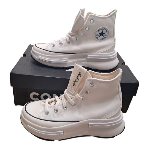 New Converse Run Star Legacy CX High Top - Color: Egret/White - Size: Multi-Size - Picture 6 of 13